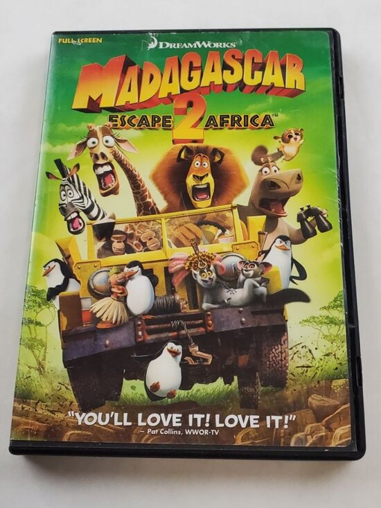 Madagascar: Escape 2 Africa DVD 2009 Sensoramtic Full Screen - Picture 1 of 6